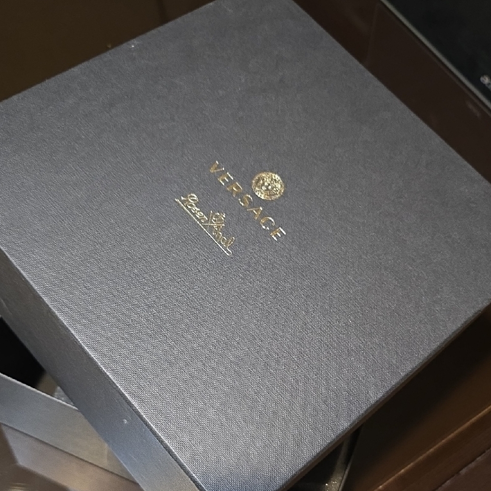 Versace Elegant Black Watch Box